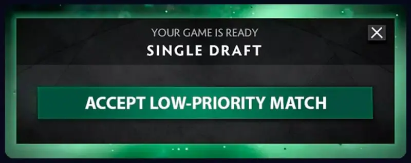 Dota 2 Nízká priorita: Jak se s tím vypořádat